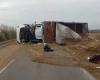 Un camion s’est renversé en raison de pannes mécaniques dans le sud de Cordoue et la police a annoncé un arrêt total
