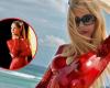 Graciela Alfano comme Britney Spears, fait sensation avec une combinaison en néoprène : “Full red against bad vibes”
